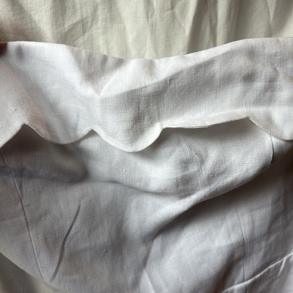 Reformation Isles Linen Dress White - Size 6 - Picture 4 of 4